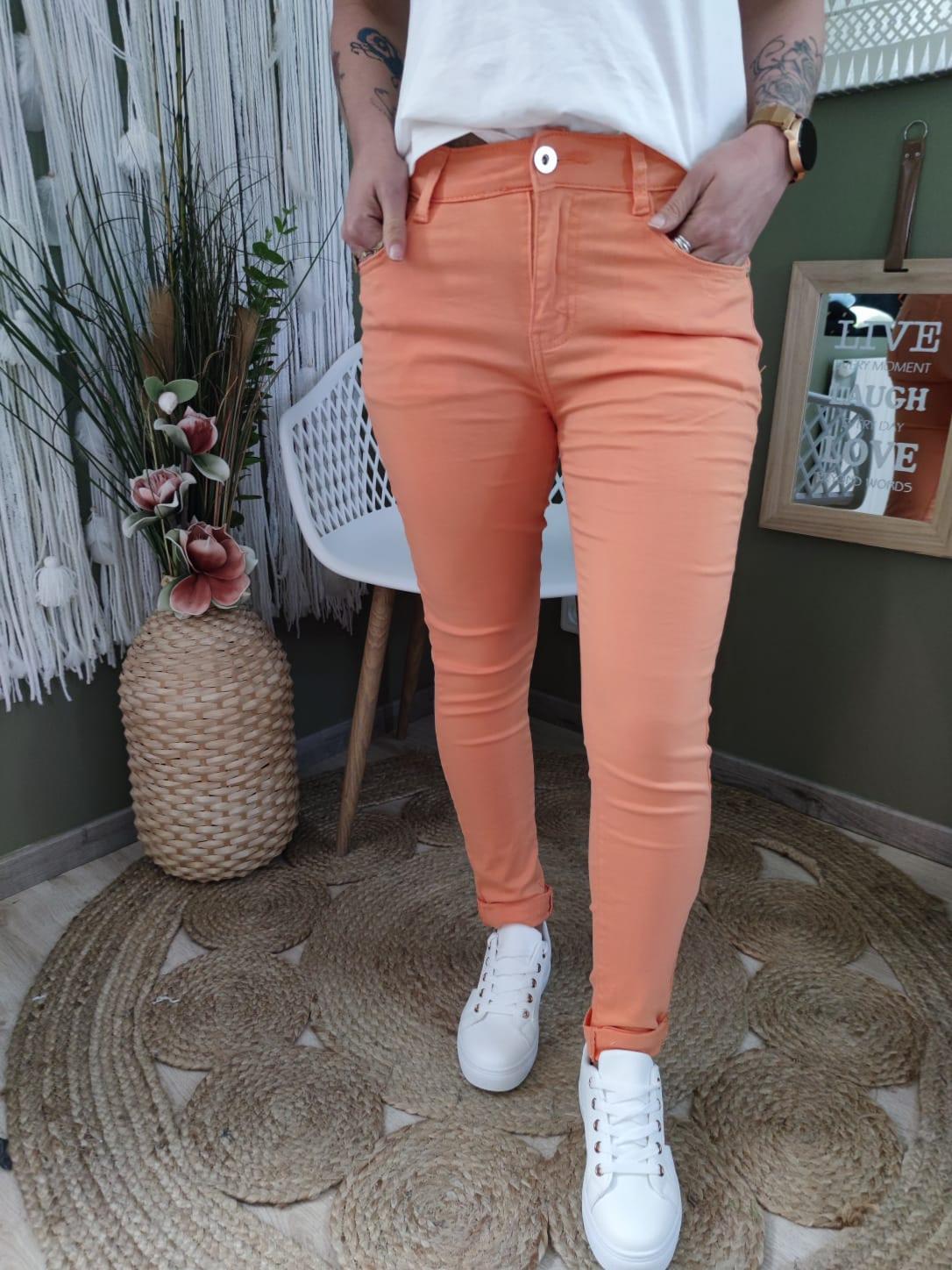 Pantalon 7/8ème VOGGO - orange : 36 au 44