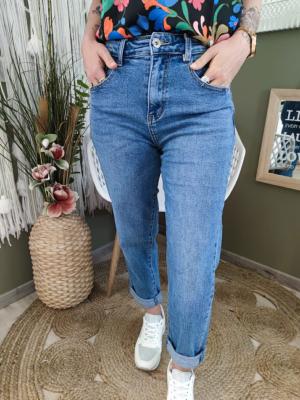 Jeans coupe MOM - bleu : 36 au 44 