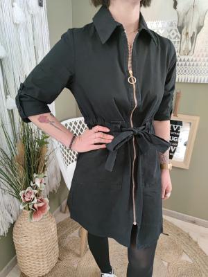 Robe à zip - noire